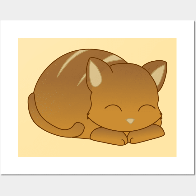 cat loaf Wall Art by chibifox